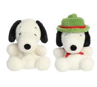 Aurora Set di 2 pezzi di peluche Peanuts da 12,7 cm, Snoopy e Scout Snoopy