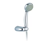 AURORA SET KIT DOCCETTA CON SUPPORTO A MURO DOCCIA ACCIAIO INOX E ABS