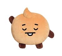 Aurora, SHOOKY 61446, BT21 Merchandising Ufficiale, Mini Cuscino per Bambini, Peluche Marrone, Colore