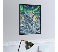 Aurora Snow Mountain White Tiger Puzzle 300 Pezzi Gioco Creativo Per Ragazzi Wild Animal Intelligenza Educativa Rompicapo Idea Regalo Per Figlio A Natale E Compleanno 300 PCS
