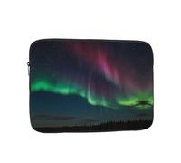 Aurora sotto la luce notturna borsa per computer da 15 pollici, borsa portatile per computer, adatta per viaggi d'affari e pendolarismo