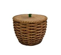 Aurora Store Base Cesta Tronco Supporto Piede per Albero di Natale Cesto Ceramica RESINATA Dimensioni 40 x 54 x h. 54 cm Peso 14 kg Realistico Naturale Stand con Corteccia innesto Tubo 34cm