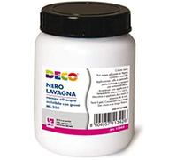 Aurora Store Fondo Lavagna Nero Vernice all'acqua 250ml Scrivibile e Cancellabile | A base d'acqua e atossica | Pittura per creare lavagna nera su pareti, legno, cartone, metallo CWR cod. 11342
