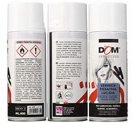 Aurora Store.it Bomboletta 400 ml fissativo spray trasparente lucido dom 625 finale protettivo per disegni carboncino matita acquerello tempera gesso pastelli