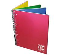 Aurora Store Maxi Quaderno Blocco Spiralato formato A4 4x4 diviso in 4 parti in colori differenti rigatura 5mm 80gr 120fg One Color Blasetti