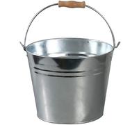 Aurora Store Secchio in Zinco zincato 10 Litri Contenitore Brace Birre Giardino Secchiello