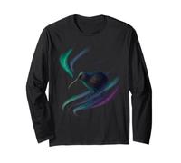 Aurora Swirl Kiwi Art Maglia a Manica