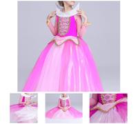 Aurora Vestito Bambina Carnevale Maschera Princess Cosplay Costume AURDIR01