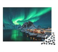 Aurora Village Puzzle 1000 Pezzi Riciclato Material Arctic Village Puzzle per Ragazzi e Ragazze Ages 6 Years Up Divertente And Stimolante Family Game Activity 52x38cm/1000 Pezzi Aurora Village Ji...