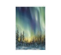 Aurora Welcome Garden Flag 0,6 x 0,9 m double face no dissolvenza casa cortile bandiere foto sfondo festa banner per cortile portico prato decorazione esterna