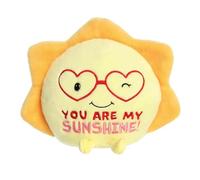 Aurora Witty Just Say You Are My Sunshine Sun, peluche ricordo per i propri cari, perfetto per decorare stanze e San Valentino, giallo, 24 cm