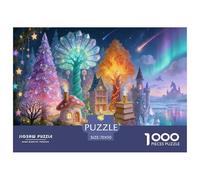 Aurora Wonderland Village Puzzle Giochi 1000 Pezzi Regalo Per Amore E Amico Arte Interesting Puzzle Adulti Foto 70x50cm/1000pcs