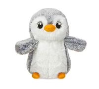 Aurora World 73749, Pinguino Pompom, 15 cm, Peluche, Grigio/Bianco