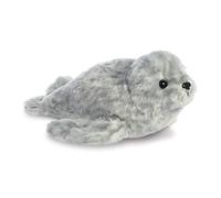 Aurora World- Animal Aurora, 31720, Mini Flopsies, Foca, 20.5cm, Peluche, Grigio, Colore Grey