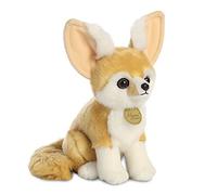 Aurora World-Aurora, 26268, MiYoni Volpe Fennec, 23cm, Peluche, Marrone e Bianco, Colore Brown And White, 23 cm USB (Nero)