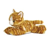 Aurora Mini Flopsies Peluche Gatto Ginger Tabby 31277 Tenero Giocattolo Morbido