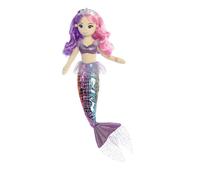 Aurora World- Aurora, 33234, Sea Sparkles Iris Pastello Mare, 46cm, Peluche, Ros