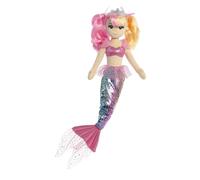 Aurora World- Aurora, 33235, Sea Sparkles Pastello Mare, 46cm, Peluche, Rosa e Blu, Colore Pink And Blue