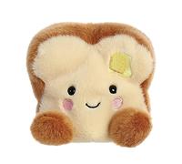 Aurora World, 33574, Palm Pals Buttery Toast, 13 cm, Peluche Eco-Responsabile, Marrone, Marrone