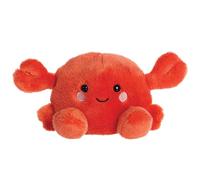 Aurora World Aurora, 33680, Palm Pals Snippy, Granchio di Peluche, Rosso, 13 cm
