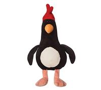 Aurora World - Aurora, 61514, Feathers McGraw, Wallace & Gromit, Peluche Eco-responsabile, Nero & Bianco, Black & White