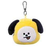 Aurora World BT21 Official Merchandise by, CHIMMY Plush Key Clip, 61333, Yellow