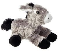Aurora World Donkey, Asino di Peluche, Lunghezza 20 cm, Grigio