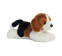 Aurora World Homer Beagle, Cagnolino di Peluche, Lunghezza 20 cm
