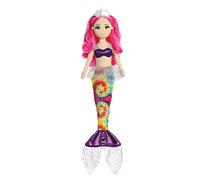 Aurora World Sea Sparkles Melody, Sirena di Peluche, Lunghezza 45 cm