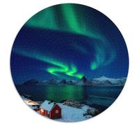 Aurora1000 Pezzi Puzzle Rotondo Da paesaggioAdulti Bel Regalo Per Amici Di Famiglia Puzzle Edugattoivo, Regali Impossible1000pcs (67.5x67.5cm)