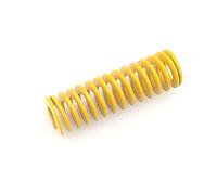 Aurorad 10 Pezzi, Molle a Letto riscaldate Gialle, Diametro Esterno da 10 mm, Lunghezza 20-100 mm, stampi a Compressione Die la Molla, TF10 * 5 * L, Giallo (Size : 25mm)