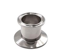 Aurorad 2 '' x 1,5 '' Tri FINE CLAMP RIDUCER Sanitari SUS SS304 Acciaio Inossidabile