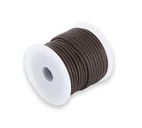 Auroris - 10 m Cordo di Cotone Rotondo Diametro 3 mm Marrone