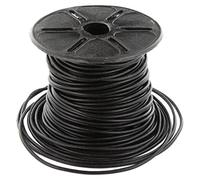 Auroris - 10 m cordo di pelle rotondo diametro 1 mm nero