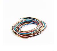 AURORIS - nastro di cuoio rotondo - Ø 1 mm - 10x1 m di colori nero marrone naturale bianco grigio rosso blu turchese oro ramato