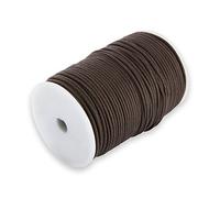 Auroris Nastro in Cotone, Marrone, 2 mm, 100 unità