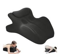 Aurorize Sweet Spot Pillow, Chiromonk Couples Pillow, 27°Angle Perfect Position, Memory Foam Cushions Provide Intimate Support and Back, Lumbar and Neck Support for all Postures (BLACK)