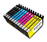 Aurotec cartucce 405 XL 405 compatibili con cartucce Epson 405 405XL Multipack Compatibile con Epson wf7830 wf7840 WF3820 WF3825 WF4820 WF4825 WF4830 WF7310 WF7835(12-Pack)