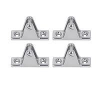 AurSoltriad 4 Cerniere per Ponte per Barche, Hardware di Montaggio Superiore in Acciaio Inossidabile 316, Accessori fissi per tendalini Resistenti alla corrosione di Grado Marino per Yacht,