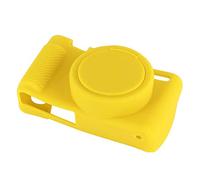 AurSoltriad Cover protettiva in silicone per fotocamera digitale ZN1, custodia per fotocamera morbida e antiscivolo con ritagli precisi, custodia leggera e lavabile, delicata sulla pelle (Gialla)