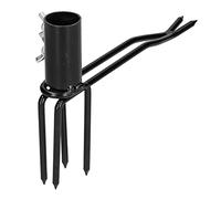 AurSoltriad Estirpatore di Erbacce da Posizione eretta, attrezzo da Giardino in Acciaio di qualità con Testa a Artiglio Speciale, estrattore di Radici di Piante con Manico Lungo per Erbe