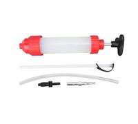 AurSoltriad Estrattore di fluidi 350 ml, pompa a aspirazione manuale trasparente, siringa per olio automobilistica per liquido dei freni, liquido refrigerante e olio per ingranaggi; tubo rimov