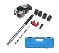 AurSoltriad Strumento per svasare tubi dei freni, kit professionale di strumenti per svasare i freni per tubazioni da 3/16", 1/4", 5/16" e 3/8", svasature a doppia o singola bolla a 45 gradi c