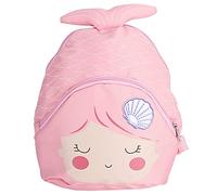 AurSoltriad Zaino con disegni per bambini piccoli, zaini scolastici per la scuola dell’infanzia, zaino in tessuto Oxford a grande capacità con due scomparti principali, adatto a bambini e (Rosa)