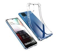 AURSTORE Coque pour Samsung Galaxy A12, pour Samsung Galaxy M12, Housse Etui Samsung A12 en Transparent Silicone TPU Souple [Bumper avec Coins Renforcé], Protection Antichoc Claire