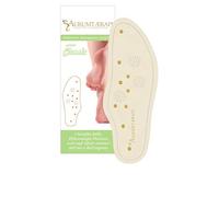 AURUMTAERAPI Solette Scarpe Uomo e Donna | Soletta Classic 100% Made in Italy | Plantari in Cuoio con Oro e Argento Ideali per chi soffre di Problemi di Circolazione, Piedi Freddi e Mal di Gambe