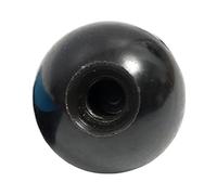 AURVIX Manopola sferica 2-50 pezzi M4 M5 M6 M8 M10 M12 Maniglie con impugnatura a sfera rotonda con nucleo in rame rosso nero(5x20 Black,2pcs)