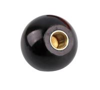 AURVIX Manopola sferica 2 pz M4/M5/M6/M8/M10/M12/M16 Filo di Rame Nucleo Macchina Utensile sfera ricambio(Black Iron core,M10x35x2pcs)
