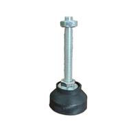 AURVIX Piedini regolabili per mobili 1/2/4 pezzi M8/M10-M24 Tornio regolabile 80mm Tipo di filettatura Fisso Livellamento in plastica(D80x16x100,Red)
