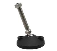 AURVIX Piedini regolabili per mobili 1-4 pezzi gamba tornio regolabile diametro 80mm filettatura livellamento base girevole articolata M8 M10 M12 M14 M16 M18 M20(D80xM14x80,4 Pcs)